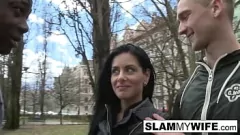 Play Cuckold Husband Watches as Wife Gets Plowed by a Massive BBC